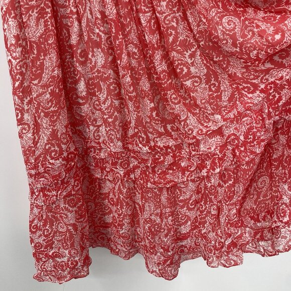 Anthropologie Size Small Somerset Halter Mini Dress Pink Floral Pockets - Picture 14 of 15